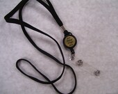 Custom made ID Badge Reel with attached lanyard