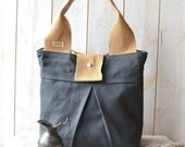CHIC Diaper Bag in Charcoal Gray LA BOHEME