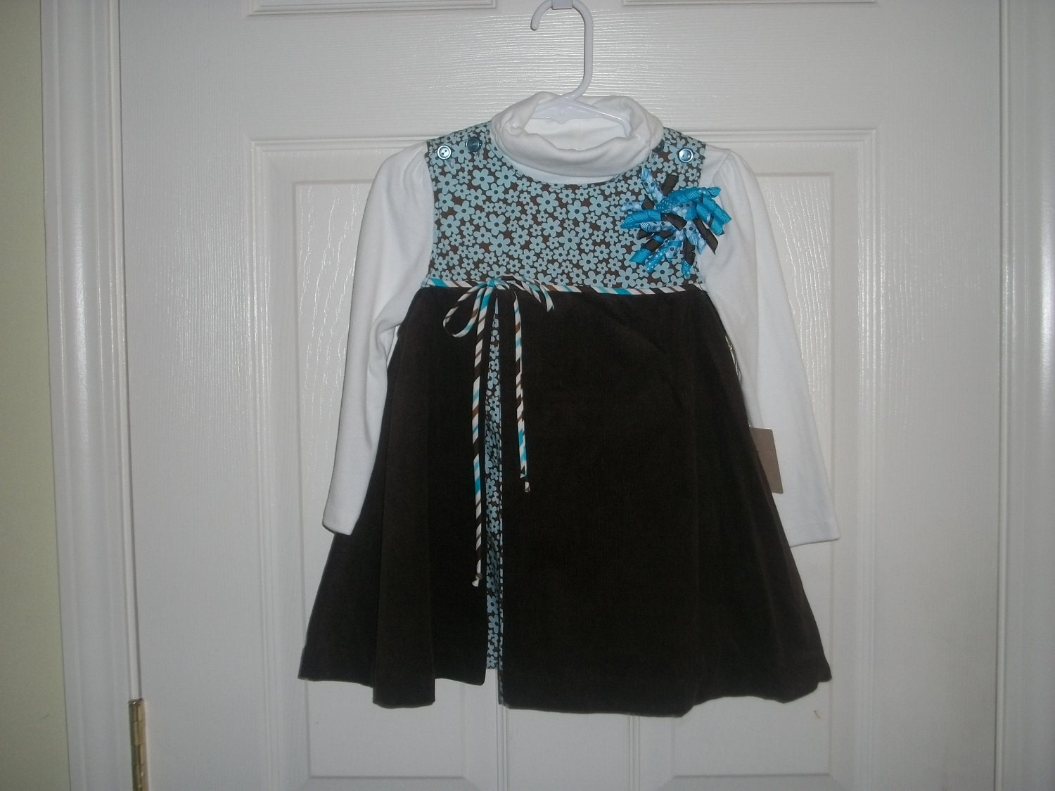Jumper,Corduroy an Cotton,Brown,Blue,Infant,Toddler,Girls