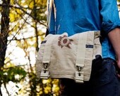 B15 Pilot Messenger bag with Original Bronze gear image