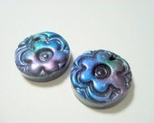 Little Fun Flower Polymer Clay Focal Beads