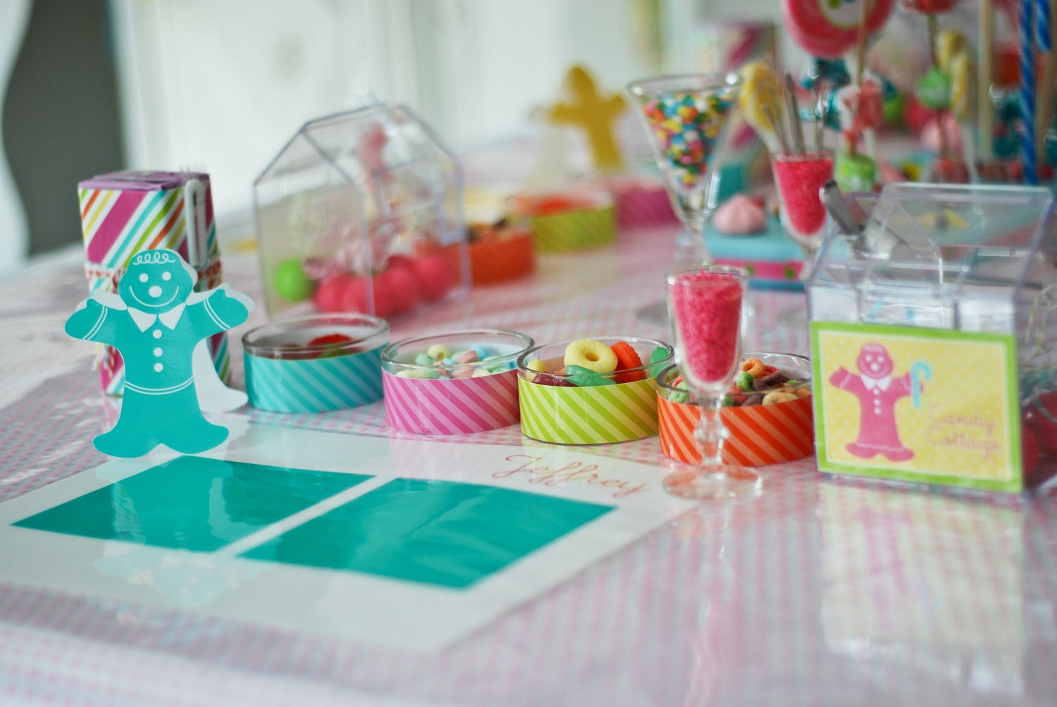 CANDYLAND Birthday Party PLACE MATS - Customized Printable Placemats