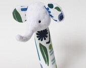 Blue Elephant Squeakie Toy