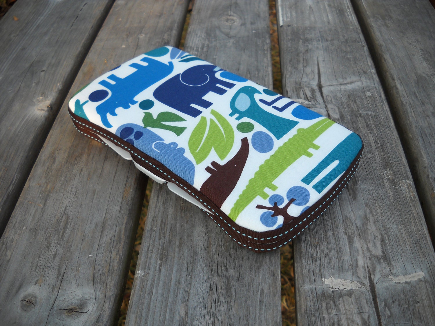 Alexander Henry 2d Zoo Baby Wipes Case Michael Miller Unisex