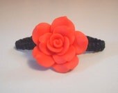 Red Rose Hemp Bracelet
