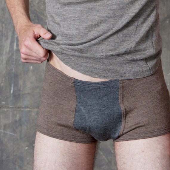 fine wool MENS shorty shorts