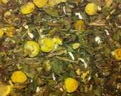 Throat Relef Organic Herbal Tea - 100% organic - pain relief for sore throat due to allergy or cold - congestion relief optional