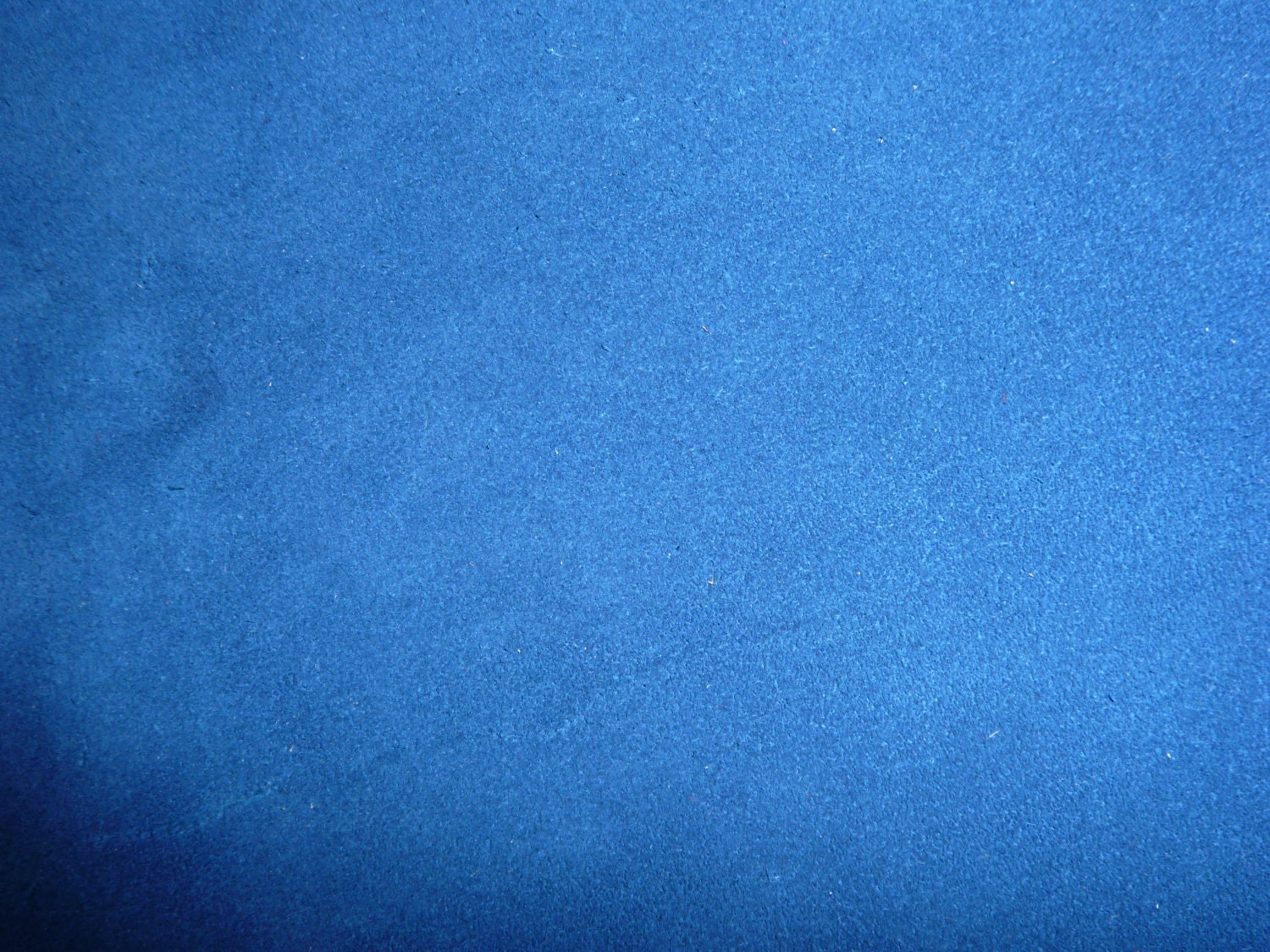 8"x10" BRIGHT Royal Blue Suede like Leather Hide  3.5oz/1.4mm thick, split leather