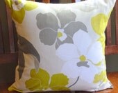 Decorative Accent Pillow Cover - One 18 Inch Graphite