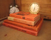 Vintage Book Stack - Shades of Fall - Orange Collection - Set of 4 - Hardcover