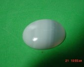 16 x 20 mm Oval Milky Gray and Quartz  Brazil Agate Cabochon Cab -9