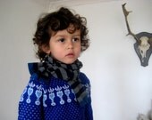 vintage boys' cardigan / 1970s cardigan / size 2T /