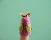 Cat Finger Puppet, Mulberry Jelly Cat