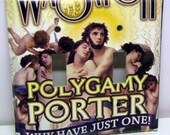 Why Have Just One - Recycled Polygamy Porter Double Light Switch Cover