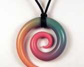 Spiral necklace- Aurora