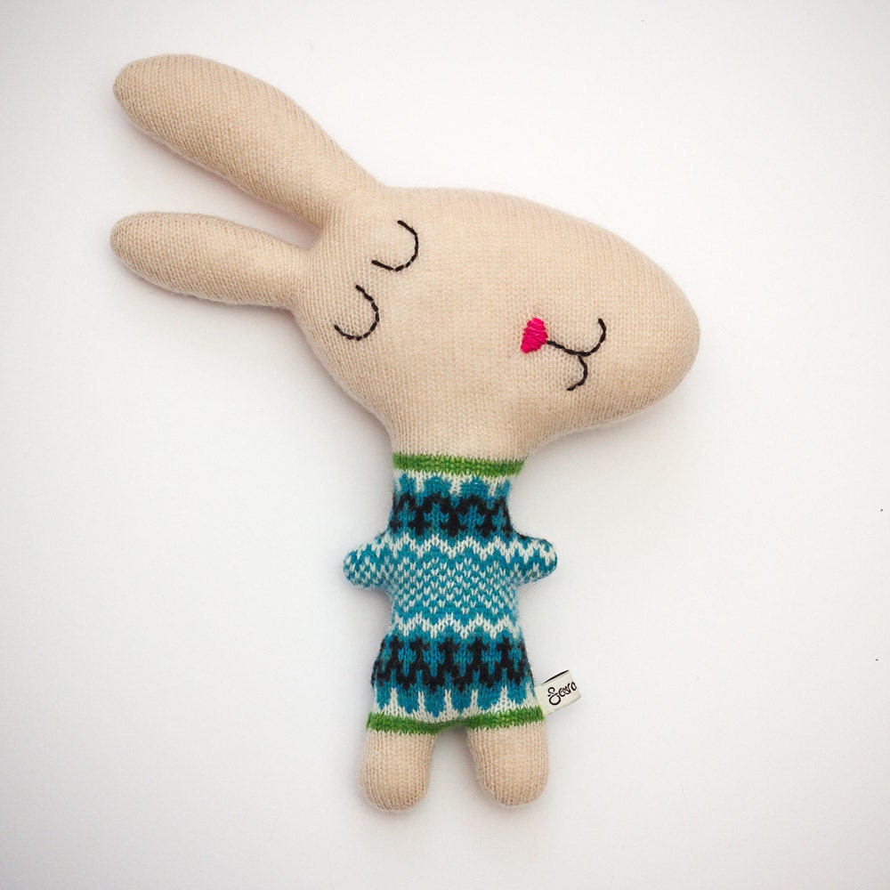 Hector the Rabbit Lambswool Plush - Made to order