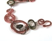 Bracelet made from reclaimed industrial metals