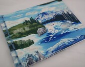 Custom Cloth Sketchbook or Journal Japanese Stab Bound with Ribbon