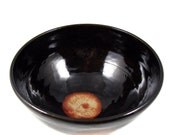 Pottery Bowl / Handmade Ceramic Stoneware Clay Pottery / Espresso Sunrise Series