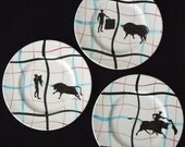 The Last Bullfight  plate assemblage trio