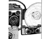 Vintage Cameras - Hand Made Zine - Artwork By Karl Addison