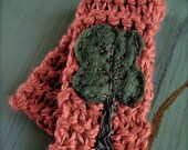 A Forest of Thought, Rust Orange Handknit toddler Scarf