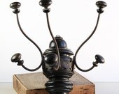 Vintage French Bistro Coat & Hat Rack