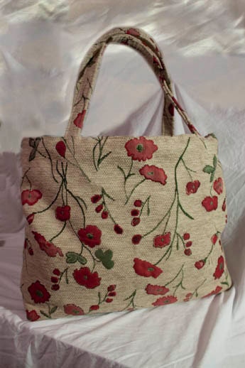 NEW  Field of Poppies Large Shopper