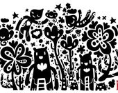 Forest Creatures (Poster 30x20in)