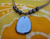 Tribal Hematite Hemp Necklace