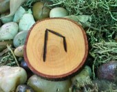 Cherry Wood Uruz Amulet for your Pocket, Altar, and More