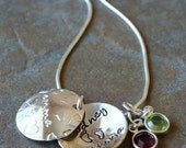 Custom Personalized Hand Stamped Most Precious Locket Mommy Name Necklace