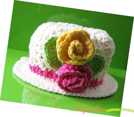 Pattern in PDF Crocheted lady cloche beanie hat (cloche 14) --  Lady size