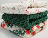 Shipping Included Eco-Friendly Handmade Crochet Dishcloth or Washcloth 9X9inch
