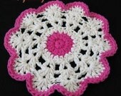PATTERN  in PDF -- Easy Crochet dishcloth, Coaster, potholder, dish cloth, Mother's day Gift , placemate (Dishcloth 38) -- Free shipping