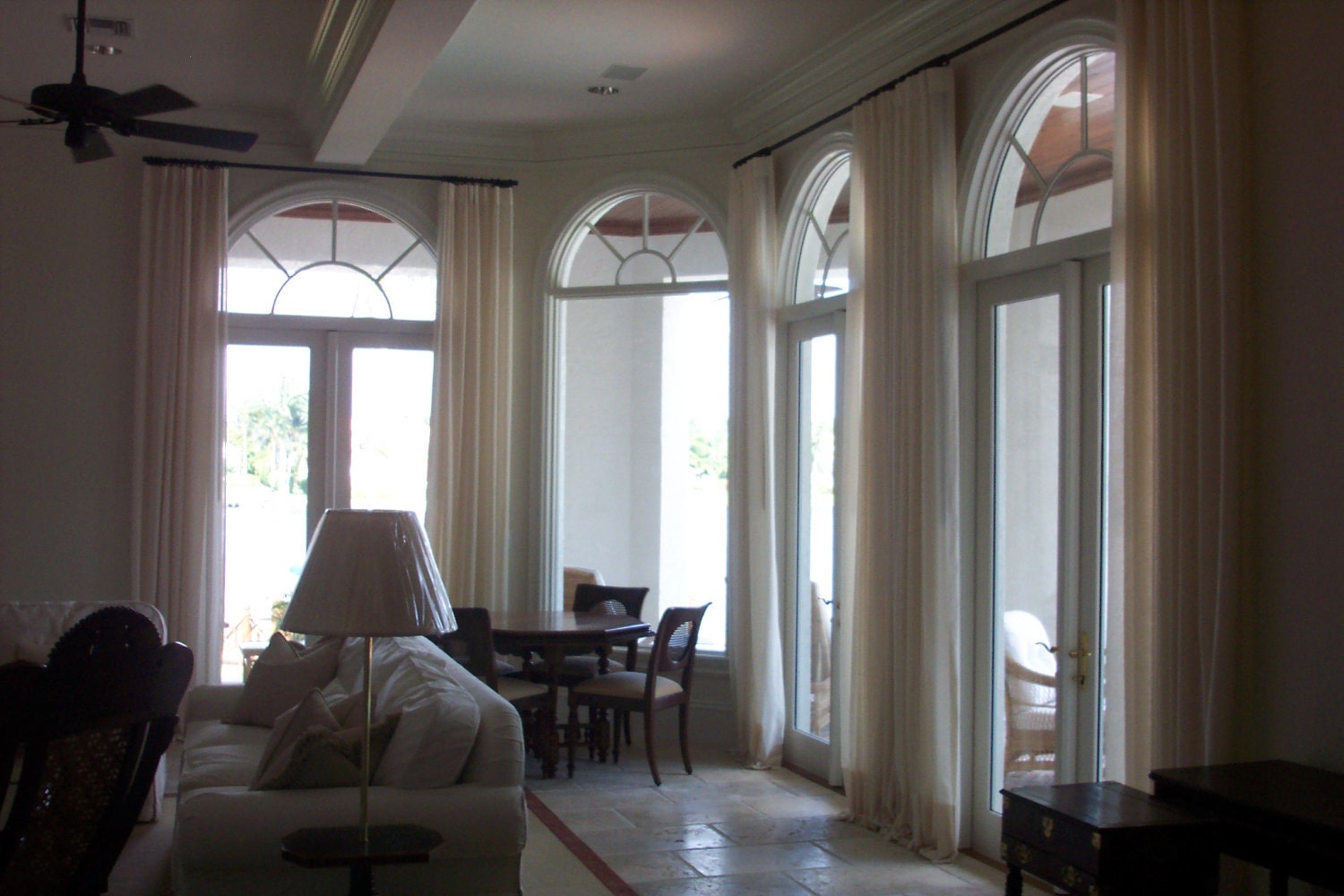 Extra Long Curtains Panels for High Windows/ Loft Window Treatment
