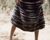 Wavy Wonders A-Line Skirt
