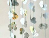 Tiny Hearts Paper Garland Blue