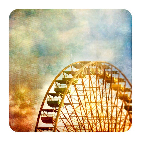 Abandoned Ferris Wheel in Berlin - 8x8 Fine Art Print
