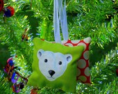 Jack the Polar Bear Hand Painted Ornament by SBMathieu