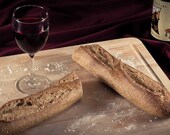 Bread and Wine, 28"x16" Fine Art Canvas Print