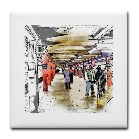 NY Subway Station New York City Photo Tile