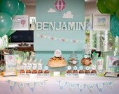 Custom Hot Air Balloon Up and Away Baby Shower DIY Party Package by MayDetails: Full Collection Il_170x135
