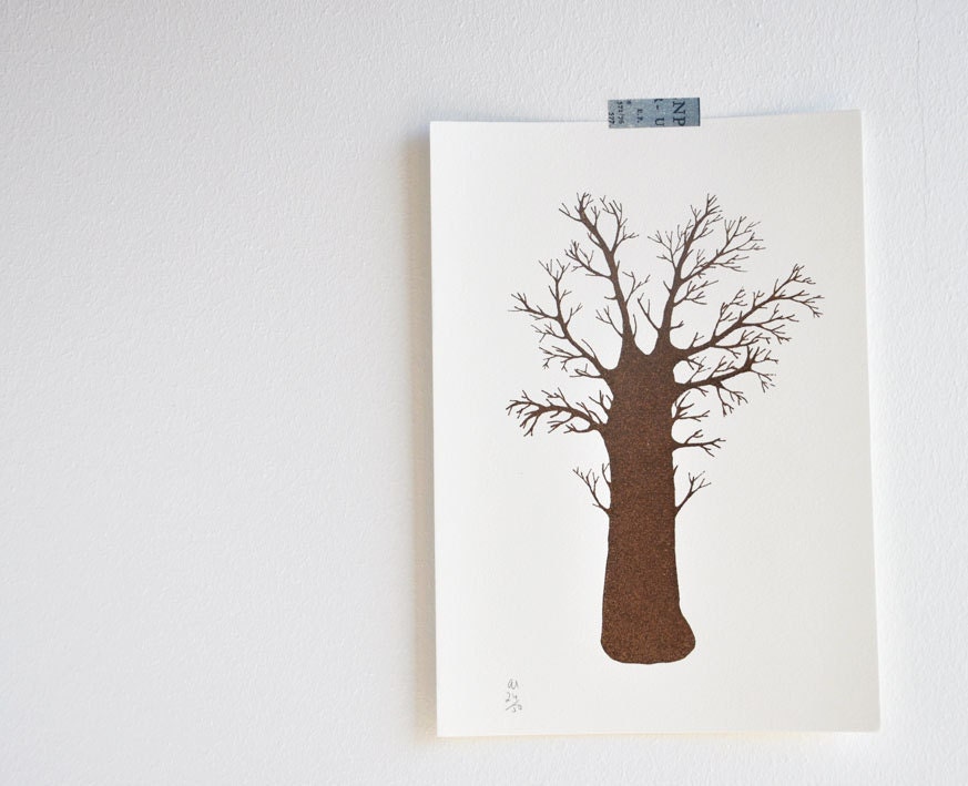 Hug Tree - screen print