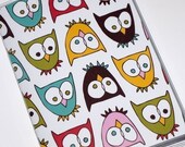 Passport Cover  - Bright Owls