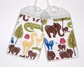 Luggage Tags - Set of Two  - Zoology