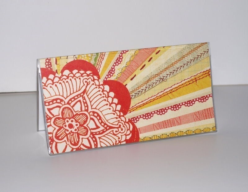 Checkbook Cover - Sunshine Rays
