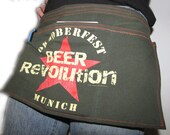 Let the Beer Revolution Begin - Upcycled Oktoberfest Apron