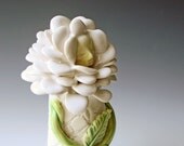 Flower Sprite, Porcelain Sculpture,  Daisy Figurine