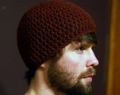 Maroon Mens Winter Beanie